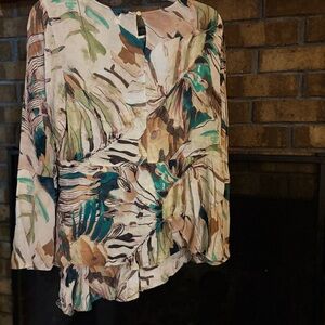 Chicos Tropical Print Women's Top
